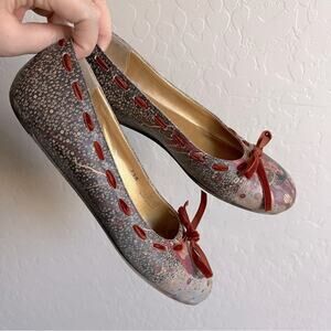 Rare ICON Gustav Klimt The Medicine wearables art bohemian flats shoe size 7.5